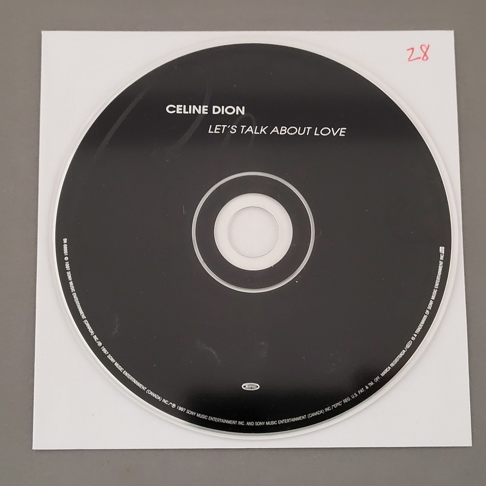 Let's Talk About Love by Celine Dion (CD, 1997) Pop - DISC ONLY